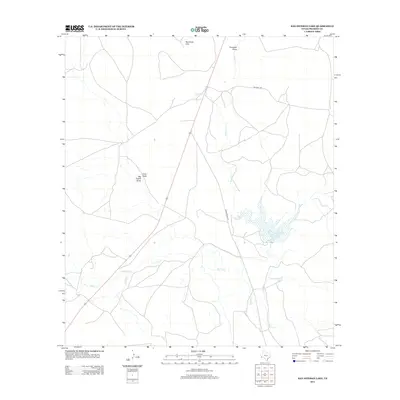 2012 Map of San Esteban Lake, 2012 Print