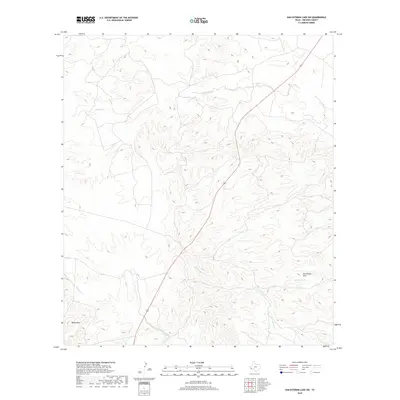 2019 Map of San Esteban Lake SW, 2019 Print