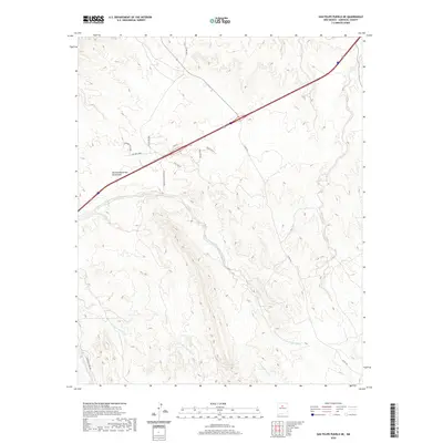 2020 Map of San Felipe Pueblo NE, 2020 Print