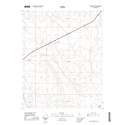 2023 Map of San Felipe Pueblo NE, 2023 Print