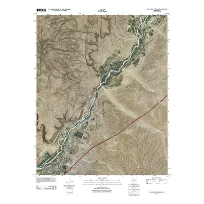 2010 Map of San Felipe Pueblo, 2010 Print