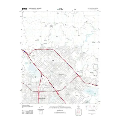 2012 Map of San Fernando, 2012 Print