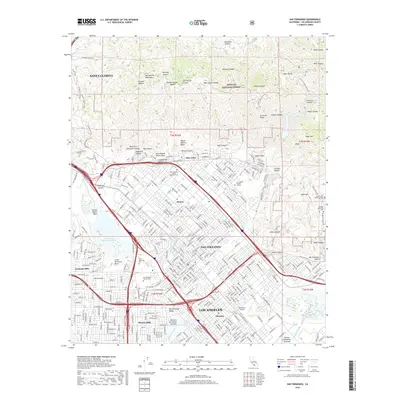 2018 Map of San Fernando, 2018 Print