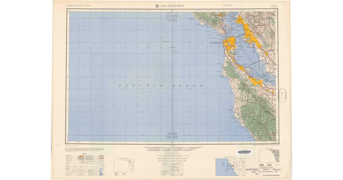 1950s Maps of Forest Springs CA - San Francisco San Francisco County Ca Usgs Topo 1955 Og 1200x630 
