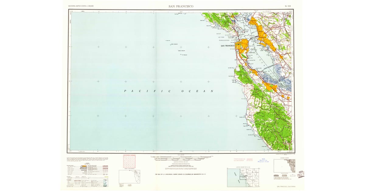 1960s Maps of Forest Springs CA - San Francisco San Francisco County Ca Usgs Topo 1960 Og 1200x630 
