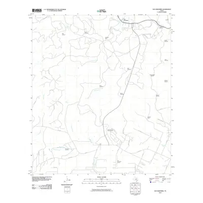 2010 Map of San Geronimo, 2010 Print