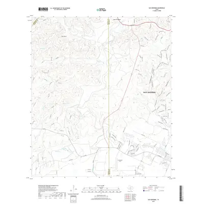 2019 Map of San Geronimo, 2019 Print