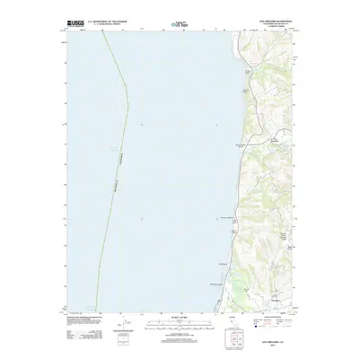 2012 Map of San Gregorio, 2012 Print