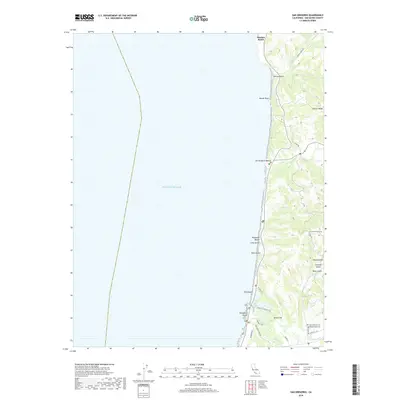 2018 Map of San Gregorio, 2018 Print