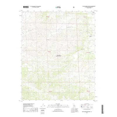 2018 Map of San Guillermo Mountain, 2018 Print