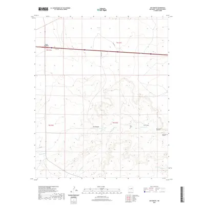 2020 Map of San Ignacio, 2020 Print