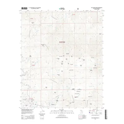 2015 Map of San Jacinto Peak, 2015 Print