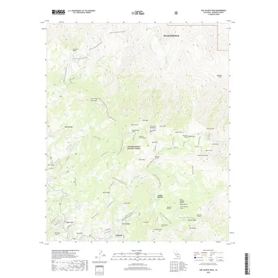 2018 Map of San Jacinto Peak, 2018 Print