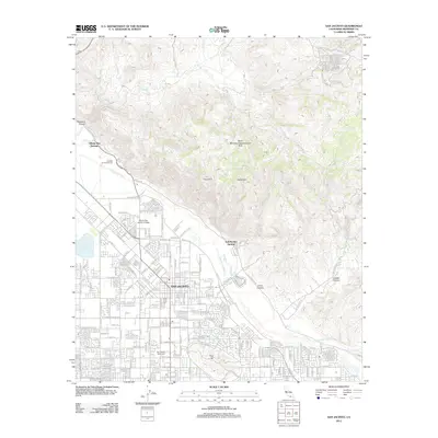 2012 Map of San Jacinto, 2012 Print