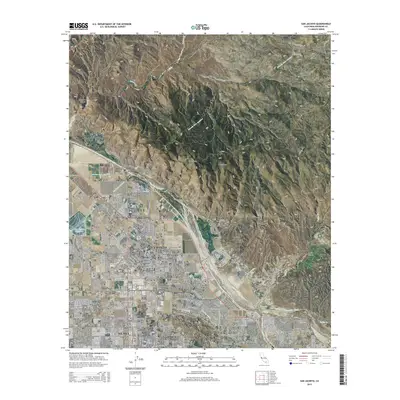 2015 Map of San Jacinto, 2015 Print