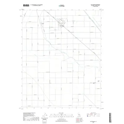 2018 Map of San Joaquin, 2018 Print