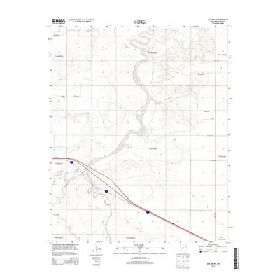 2013 Map of San Jon NW, 2013 Print