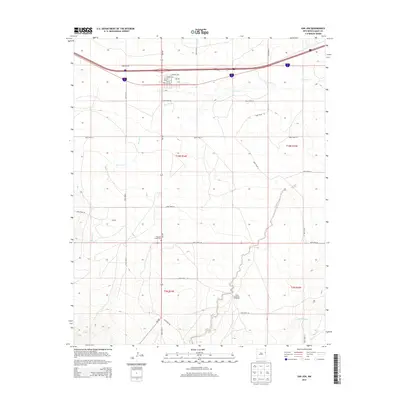 2013 Map of San Jon, 2013 Print