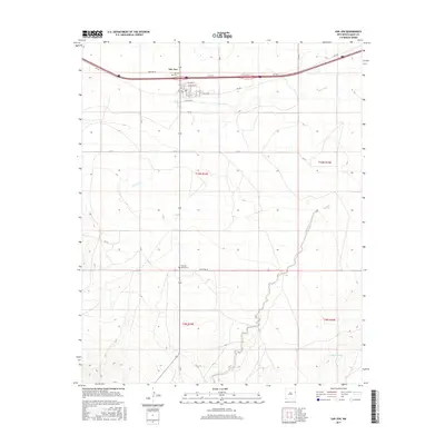 2017 Map of San Jon, 2017 Print