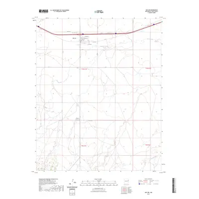 2023 Map of San Jon, 2023 Print