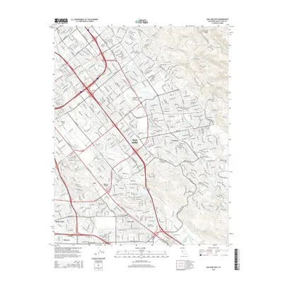 2015 Map of San Jose East, 2015 Print