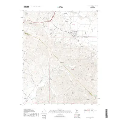 2018 Map of San Juan Bautista, 2018 Print