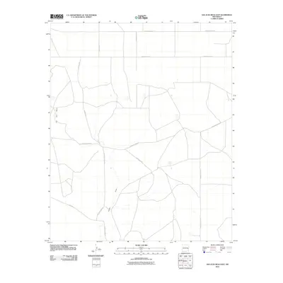 2010 Map of San Juan Mesa East, 2010 Print