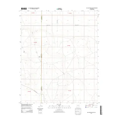 2013 Map of San Juan Mesa East, 2013 Print
