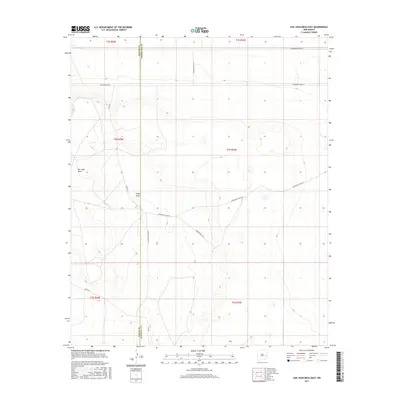 2017 Map of San Juan Mesa East, 2017 Print