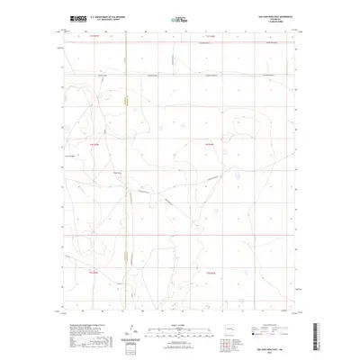 2023 Map of San Juan Mesa East, 2023 Print