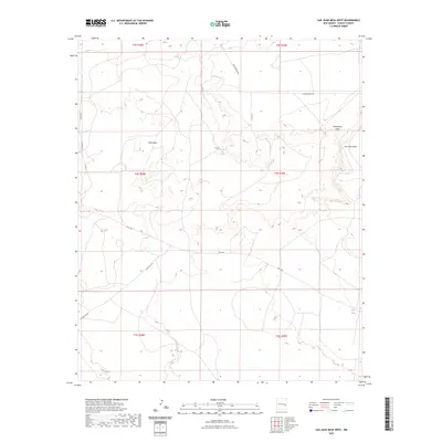 2023 Map of San Juan Mesa West, 2023 Print
