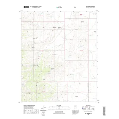 2020 Map of San Juan Peak, 2020 Print