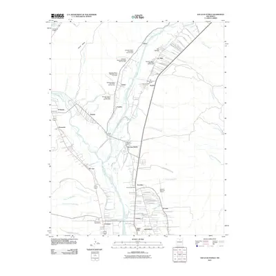 2011 Map of San Juan Pueblo, 2011 Print