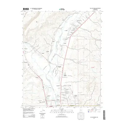 2013 Map of San Juan Pueblo, 2013 Print