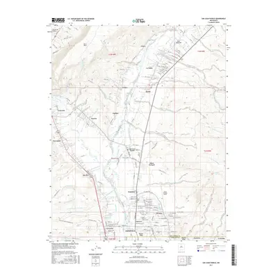 2017 Map of San Juan Pueblo, 2017 Print