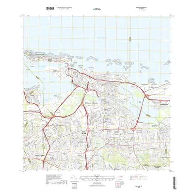 2018 Map of San Juan, 2018 Print