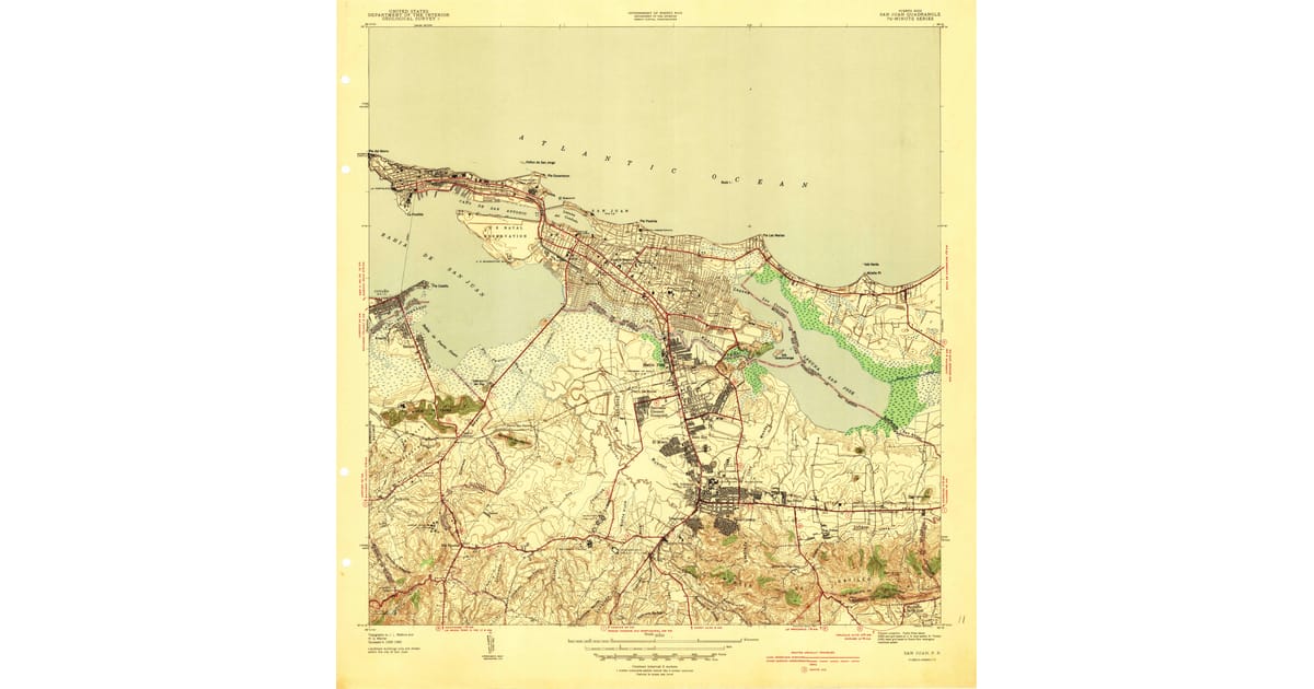 Old Maps of Beatriz Lasalle, San Juan for Academic Research Pastmaps
