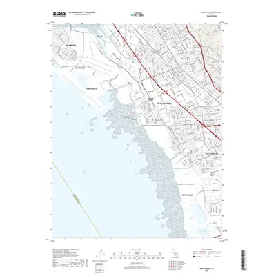 2018 Map of San Leandro, 2018 Print