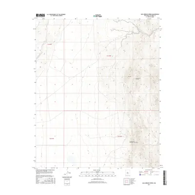 2017 Map of San Lorenzo Spring, 2017 Print
