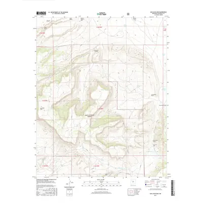 2017 Map of San Lucas Dam, 2017 Print
