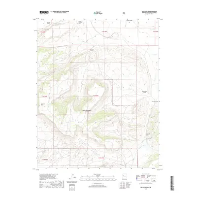 2020 Map of San Lucas Dam, 2020 Print