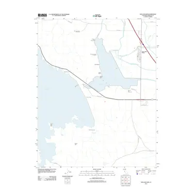2012 Map of San Luis Dam, 2012 Print