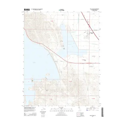 2015 Map of San Luis Dam, 2015 Print