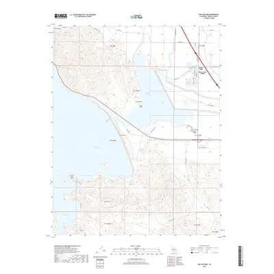 2018 Map of San Luis Dam, 2018 Print