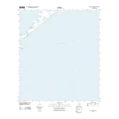 2010 Map of San Luis Pass, 2010 Print
