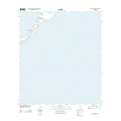 2013 Map of San Luis Pass, 2013 Print