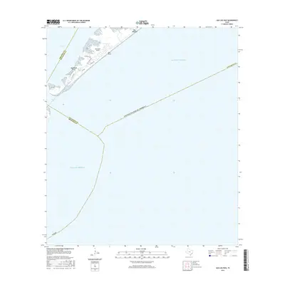 2016 Map of San Luis Pass, 2016 Print