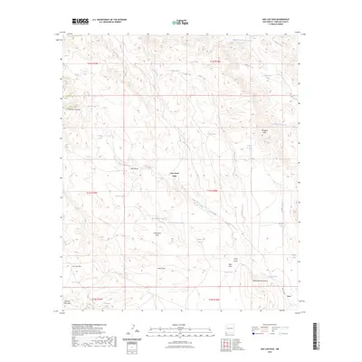 2023 Map of San Luis Pass, 2023 Print