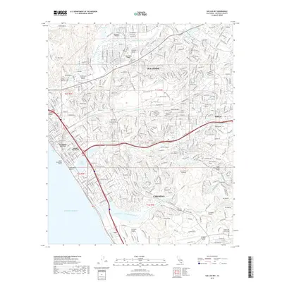2018 Map of San Luis Rey, 2018 Print