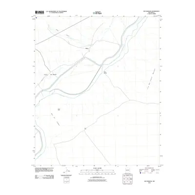 2010 Map of San Marcial, 2010 Print